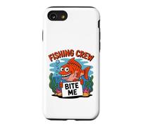 Équipage de pêche Amusant avec Motif Poisson Bite Me Angler Coque pour iPhone SE (2020) / 7/8