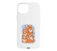Équipage de Pile de Corgi Coque pour iPhone 15 Plus