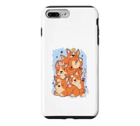 Équipage de Pile de Corgi Coque pour iPhone 7 Plus/8 Plus