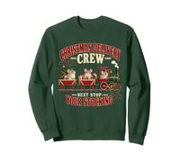 Équipage de Train de Noël Amusant pour Chinchilla Domestique Sweatshirt