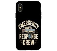 Équipage d'intervention d'urgence ambulancier EMT Pride Coque pour iPhone X/XS