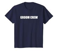 Équipage du marié T-Shirt, Enfant, Bleu Marine, 10 Ans