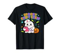 Équipage Effrayant fantôme Mignon infirmière Halloween médical T-Shirt