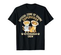 Équipage vétérinaire Officiel Cone of Shame Supervisor T-Shirt
