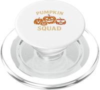 Équipe Citrouille Drôle Halloween Jack-O'-Lantern Design PopSockets PopGrip pour MagSafe