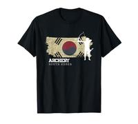 Équipe Corée du Sud Tir à l'Arc Flèche Drapeau Sud Coréen T-Shirt