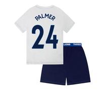 Équipe d'Angleterre Officielle - Ensemble de Pyjama Court thème Football - garçon - Blanc Palmer - 8-9 Ans