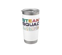Équipe d'art et de mathématiques en génie technique scientifique - STEAM Squad Group Gobelet isotherme en acier inoxydable double paroi