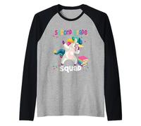 Équipe de 2e année Squad Unicorn Back to School pour Enfants Manche Raglan