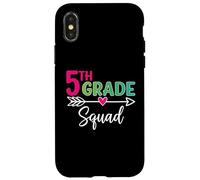 Équipe de 5e année pour la rentrée Scolaire des Enseignants de sixième année Coque pour iPhone X/XS
