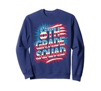 ÉQUIPE DE 8E ANNÉE, Professeur Patriotique de Premier Jour, Bruh We Back Sweatshirt