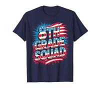 ÉQUIPE DE 8E ANNÉE, Professeur Patriotique de Premier Jour, Bruh We Back T-Shirt