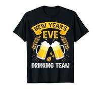 Équipe de Boisson du Nouvel an Bière Happy New Year 2026 Femmes Hommes T-Shirt