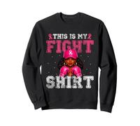 Équipe de Boxe Rose This is My Fight Breast Cancer Warrior Sweatshirt