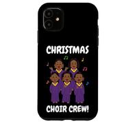 Équipe de Chorale de Noël ! Chanteurs Gospel Assortis Coque pour iPhone 11