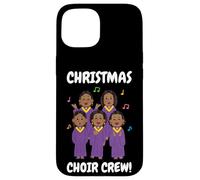 Équipe de Chorale de Noël ! Chanteurs Gospel Assortis Coque pour iPhone 15