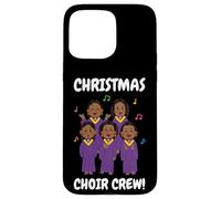 Équipe de Chorale de Noël ! Chanteurs Gospel Assortis Coque pour iPhone 15 Pro Max