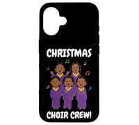 Équipe de Chorale de Noël ! Chanteurs Gospel Assortis Coque pour iPhone 16