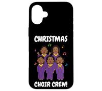 Équipe de Chorale de Noël ! Chanteurs Gospel Assortis Coque pour iPhone 16 Plus