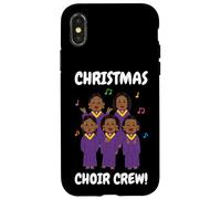 Équipe de Chorale de Noël ! Chanteurs Gospel Assortis Coque pour iPhone X/XS