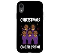Équipe de Chorale de Noël ! Chanteurs Gospel Assortis Coque pour iPhone XR