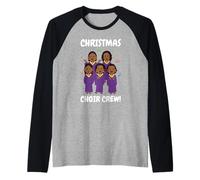 Équipe de Chorale de Noël ! Chanteurs Gospel Assortis Manche Raglan