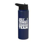 Équipe de course Zombie Apocalypse Stainless Steel Insulated Water Bottle