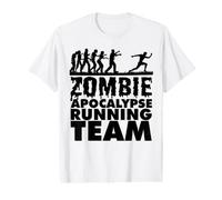 Équipe de Course Zombie Apocalypse T-Shirt Graphique avec Valeur