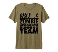 Équipe de Course Zombie Apocalypse T-Shirt Haut de Gamme