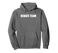 Équipe de débat Sweat à Capuche, Unisexe pour Adultes, Asphalte, M