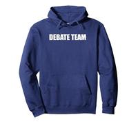 Équipe de débat Sweat à Capuche, Unisexe pour Adultes, Bleu Marine, M