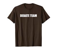 Équipe de débat T-Shirt, Homme, Marron, S