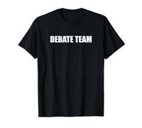 Équipe de débat T-Shirt, Homme, Noir, L