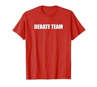 Équipe de débat T-Shirt, Homme, Rouge, L