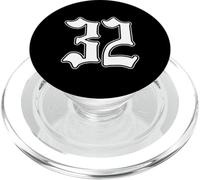 Équipe de fans de sport latino-américains #32, numéro 32, Cholo Easy PopSockets PopGrip pour MagSafe