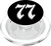 Équipe de Fans de Sport Latino-américains #77, numéro 77, Cholo Easy PopSockets PopGrip pour MagSafe