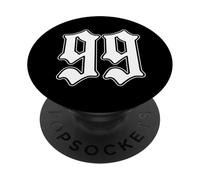 Équipe de Fans de Sports Latino-américains #99, numéro 99, Cholo Easy PopSockets PopGrip Adhésif