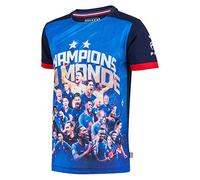 Equipe de France de Football Maillot FFF - Champion du Monde - Collection Officielle Taille Enfant garçon 4 Ans