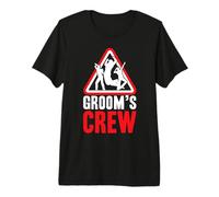 Équipe de mariés Équipe de mariés Équipe JGA T-Shirt Haut de Gamme