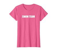 Équipe de Natation T-Shirt, Femme, Rose Chiné, XL
