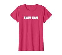Équipe de Natation T-Shirt, Femme, Rouge Chiné, 3XL