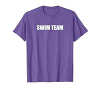 Équipe de Natation T-Shirt, Homme, Violet Chiné, 3XL