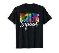 Équipe de Nettoyage Housekeeping Squad Rainbow Pride T-Shirt