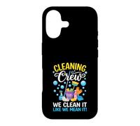 Équipe de Nettoyage We Clean It Like We Mean It Funny Coque pour iPhone 17