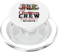 Équipe de Noël Faisant des Souvenirs Ensemble Mignons ratons laveurs festifs PopSockets PopGrip pour MagSafe