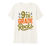 Équipe de professeurs de chœur Rockstar 9TH Grade Rocks pour Le Premier Jour T-Shirt Haut de Gamme