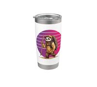 Équipe de randonnée paresseuse randonnée drôle animaux Gobelet isotherme en acier inoxydable double paroi