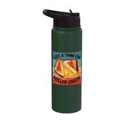 Équipe de sandwichs au fromage grillé Amateurs de sandwichs Stainless Steel Insulated Water Bottle