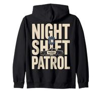 Équipe de Service de Police de Patrouille de Nuit Sweat à Capuche