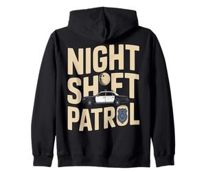 Équipe de Service de Police de Patrouille de Nuit Sweat à Capuche
